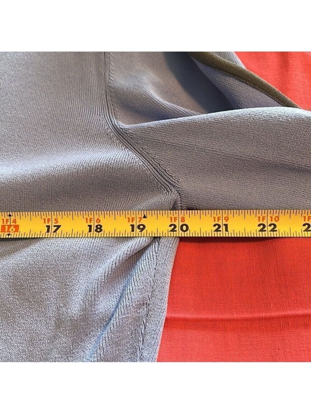 JAMIE SADOCK blue periwinkle golf jacket. Gray trim with silver - Picture 5 of 10